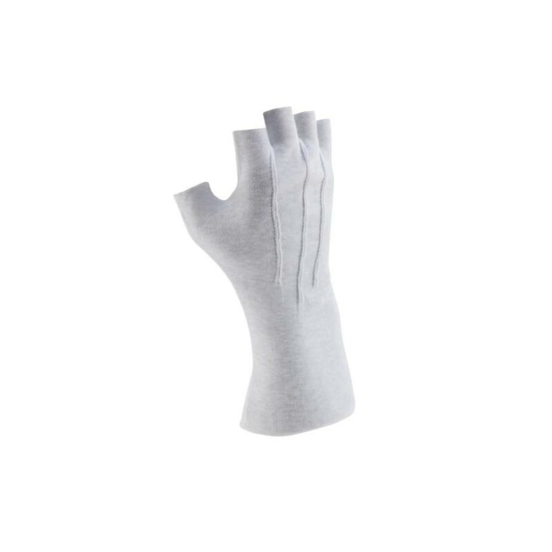 Fingerless Long Wrist Cotton Gloves